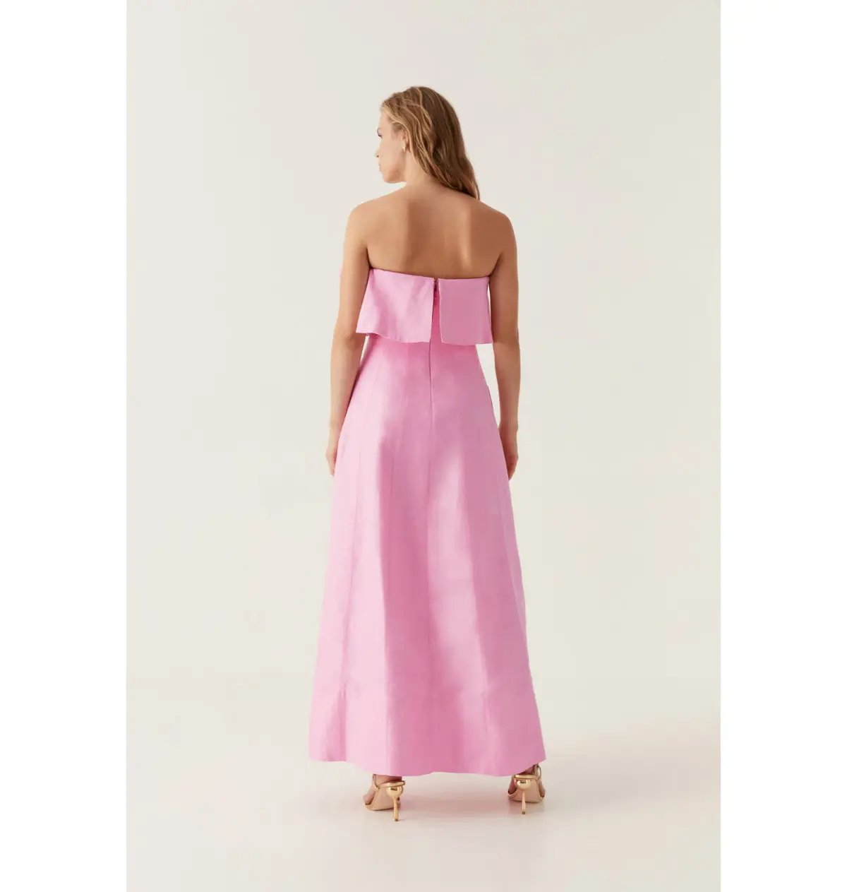 Aje Shallows Strapless Gown Bon Bon Pink Size AU 10 photo 3