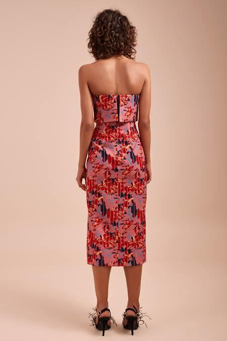 C/MEO Collective Entice Midi Dress Floral Size 6 photo 4