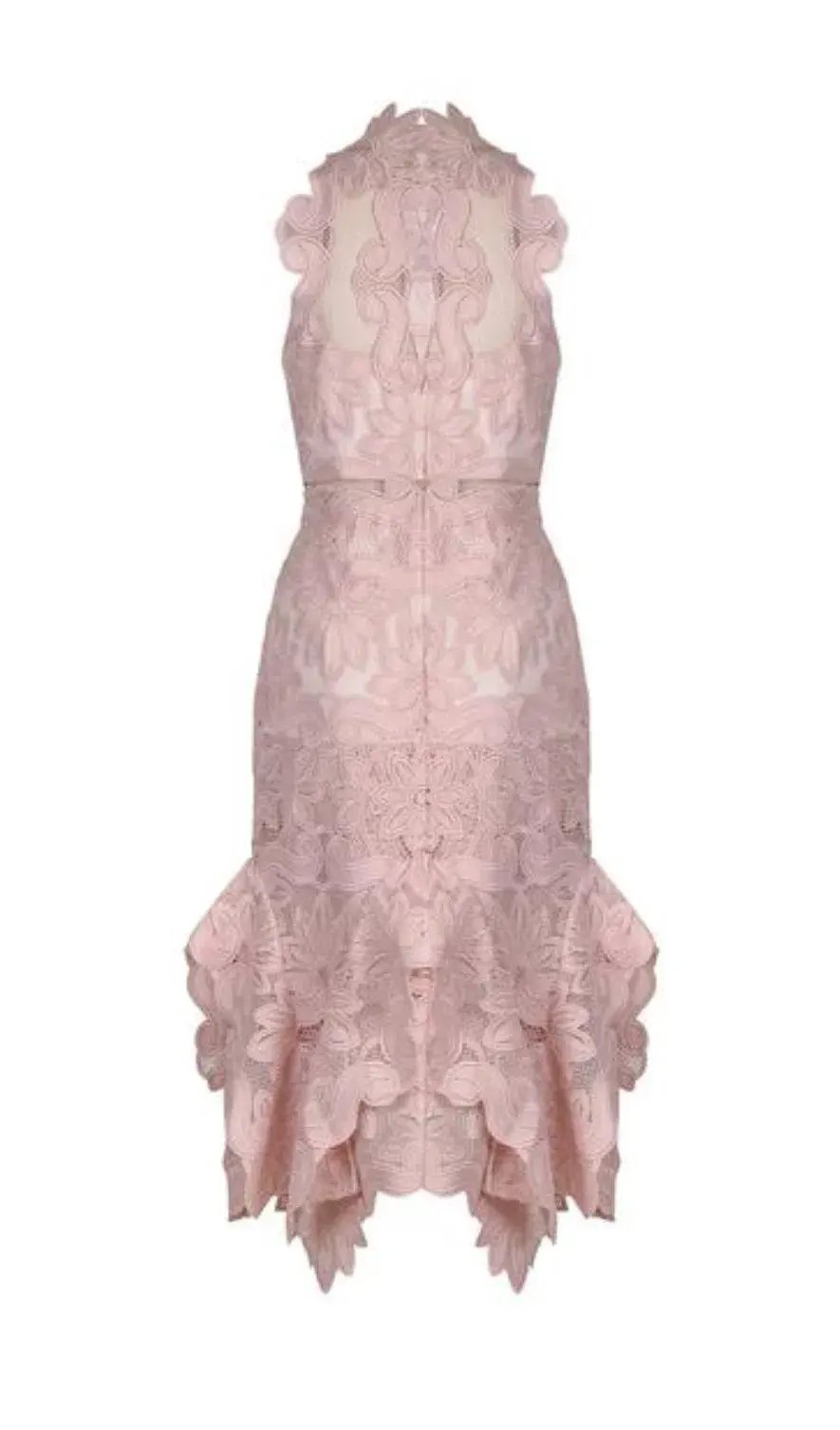 Thurley Waterlily Midi Dress Nude Size 10 photo 5