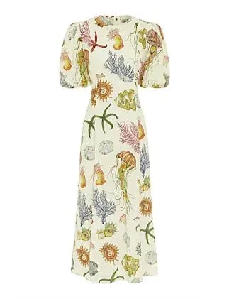Alemais Sea Midi Dress Size 8 photo 5