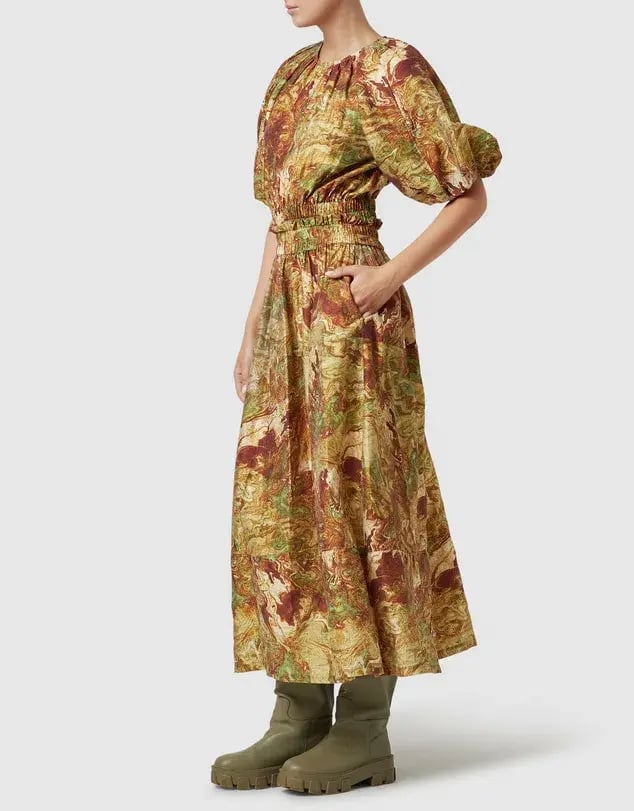 Ministry Of Style Re-Rooted Maxi Dress Brown Size AU 14 photo 2