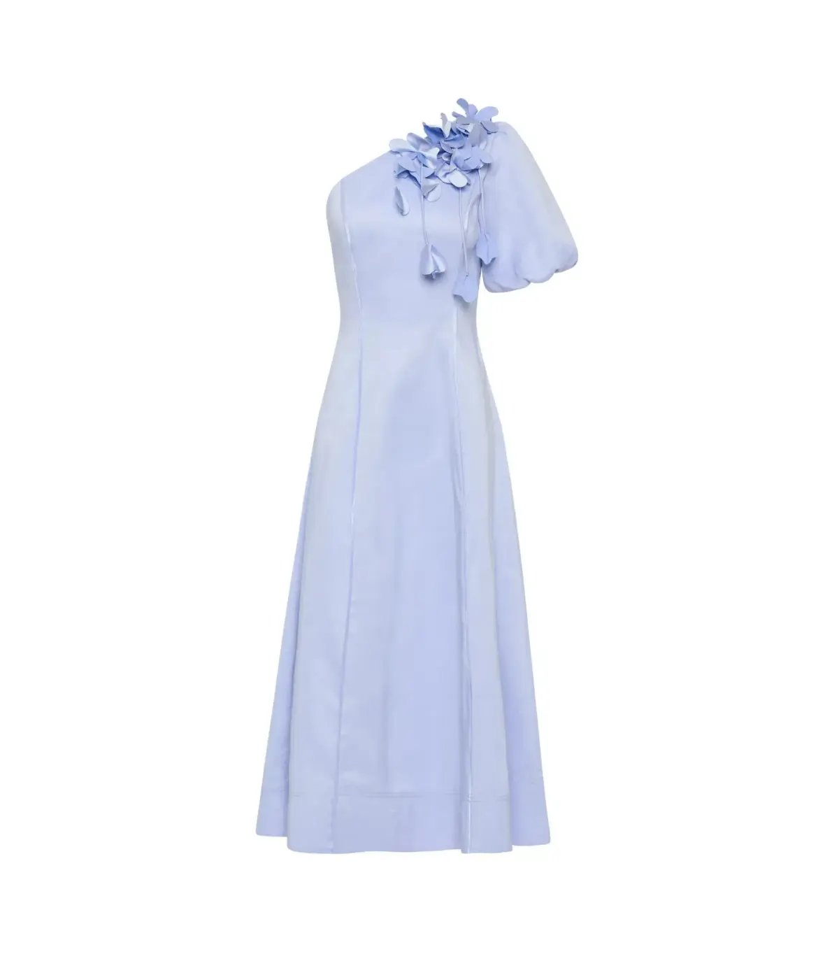 Aje Camille Midi Dress in Pale Blue Size AU 12 photo 4