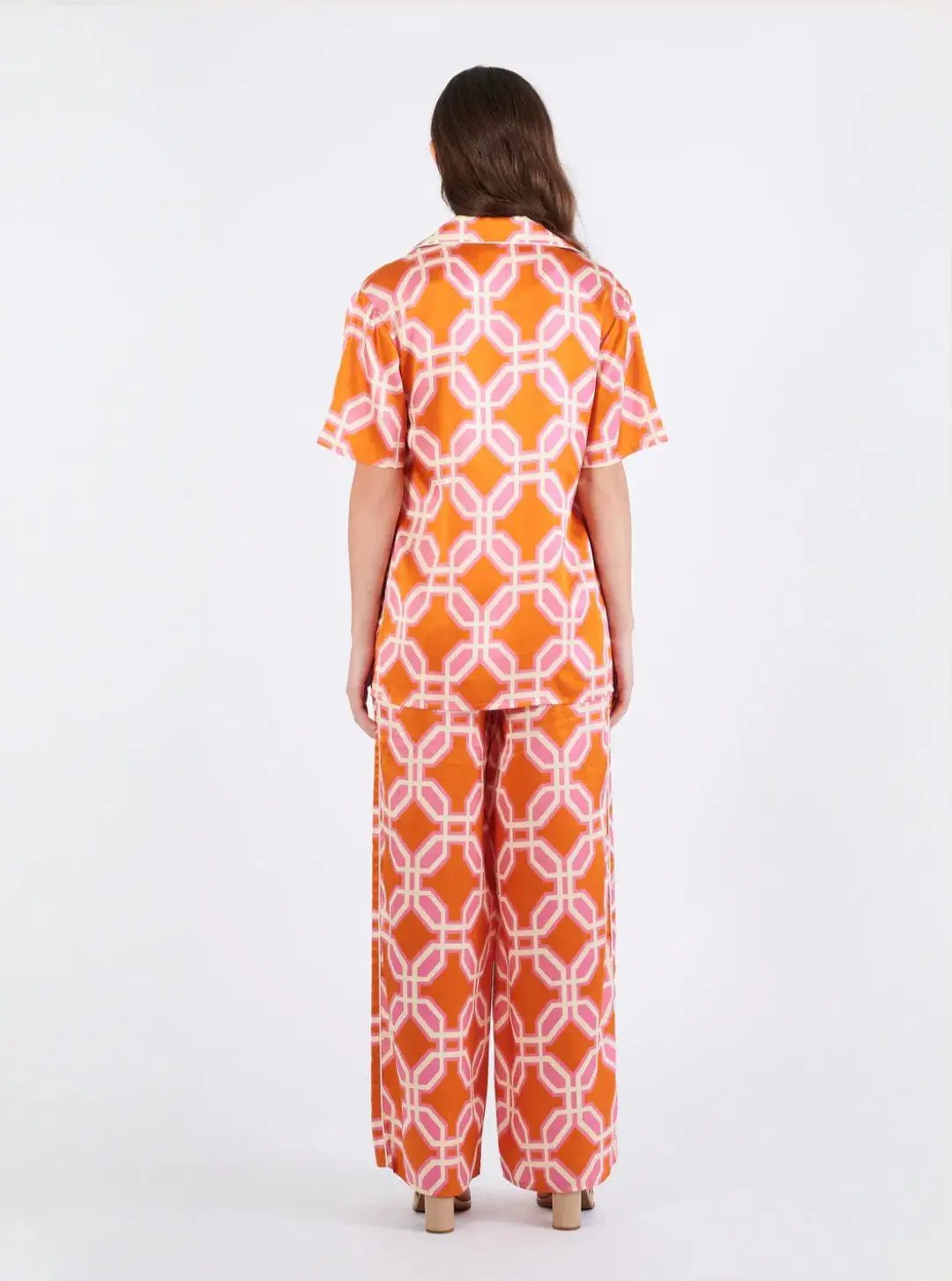 Rachel Gilbert Zila Set Orange/Pink Size AU 12 photo 3