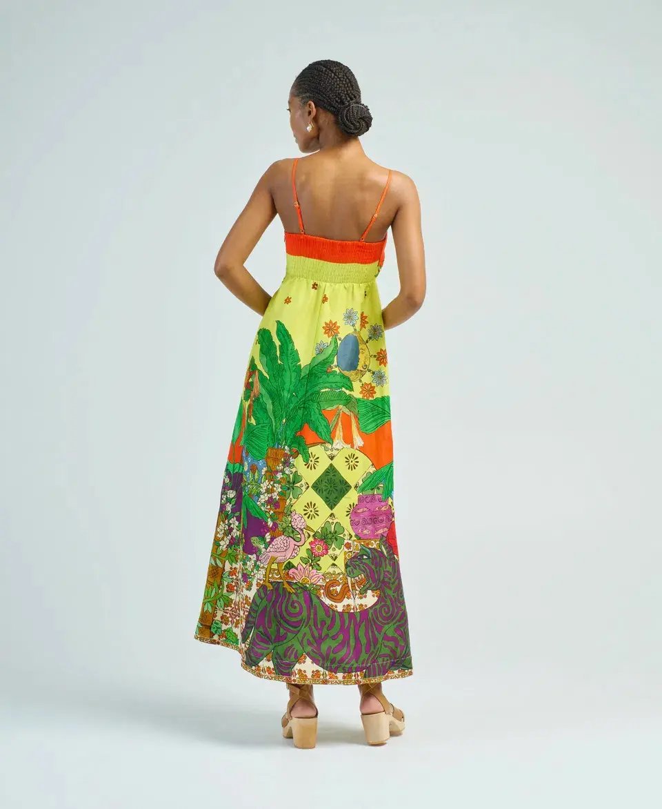 Alamais Tiger Day Dress Multi Size AU 6 photo 2