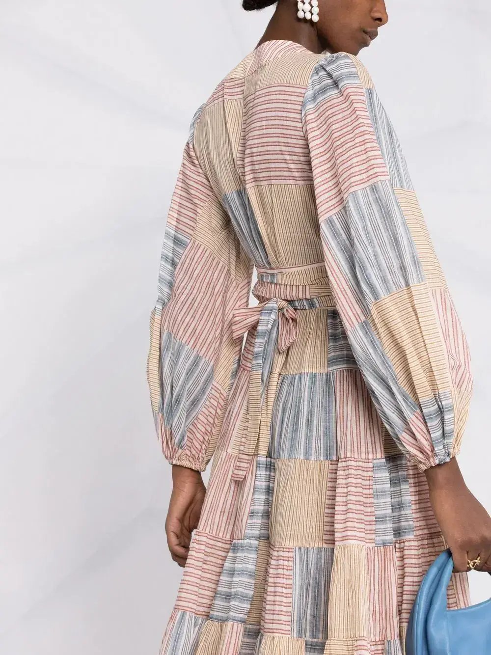 Zimmermann Andie Wrap Midi Dress Print Size 8 photo 3