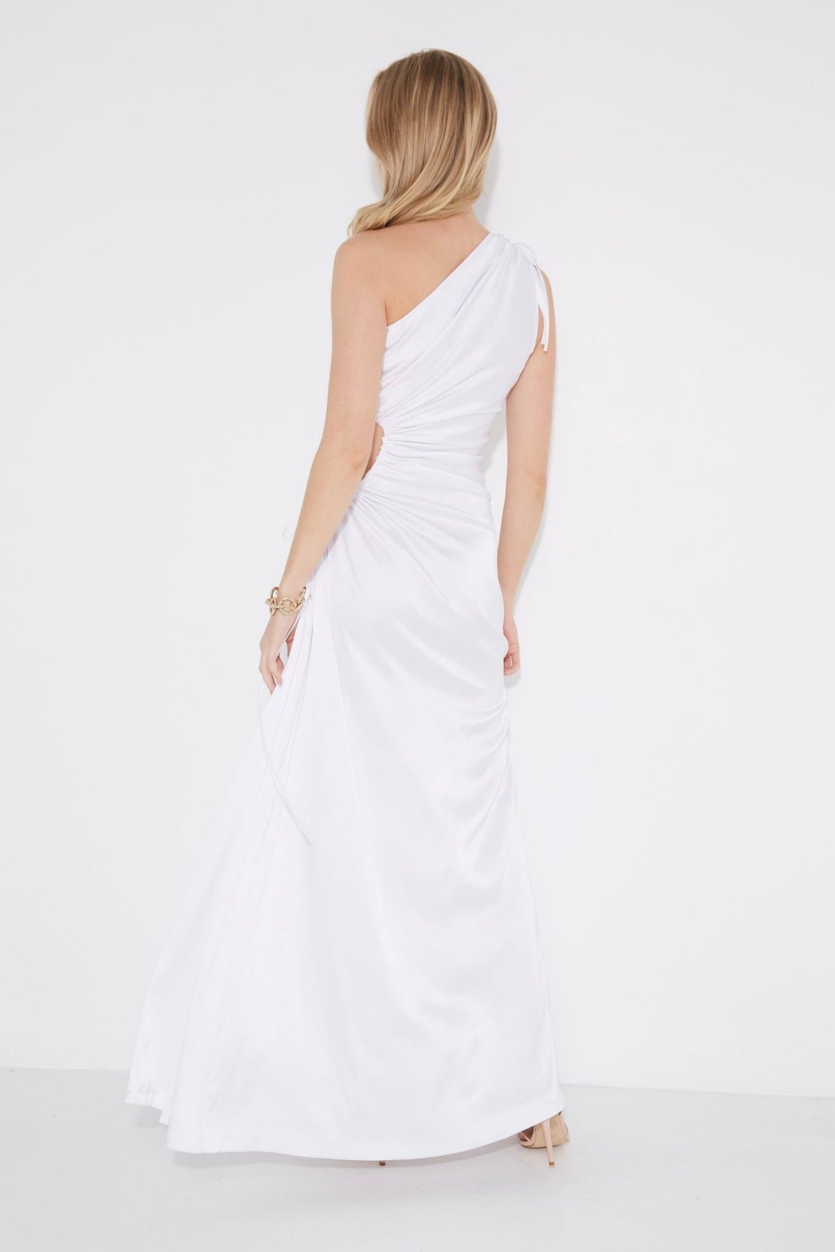 SONYA NOUR WHITE MAXI DRESS - WHITE photo 9