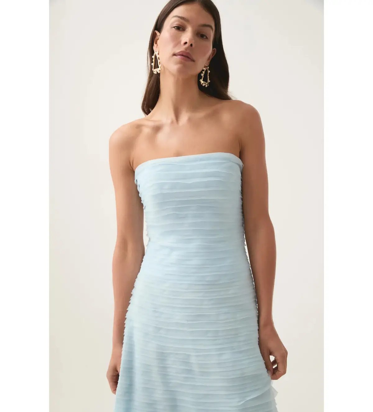 Aje Soundscape Maxi Dress Sea Breeze Size AU 10 photo 3