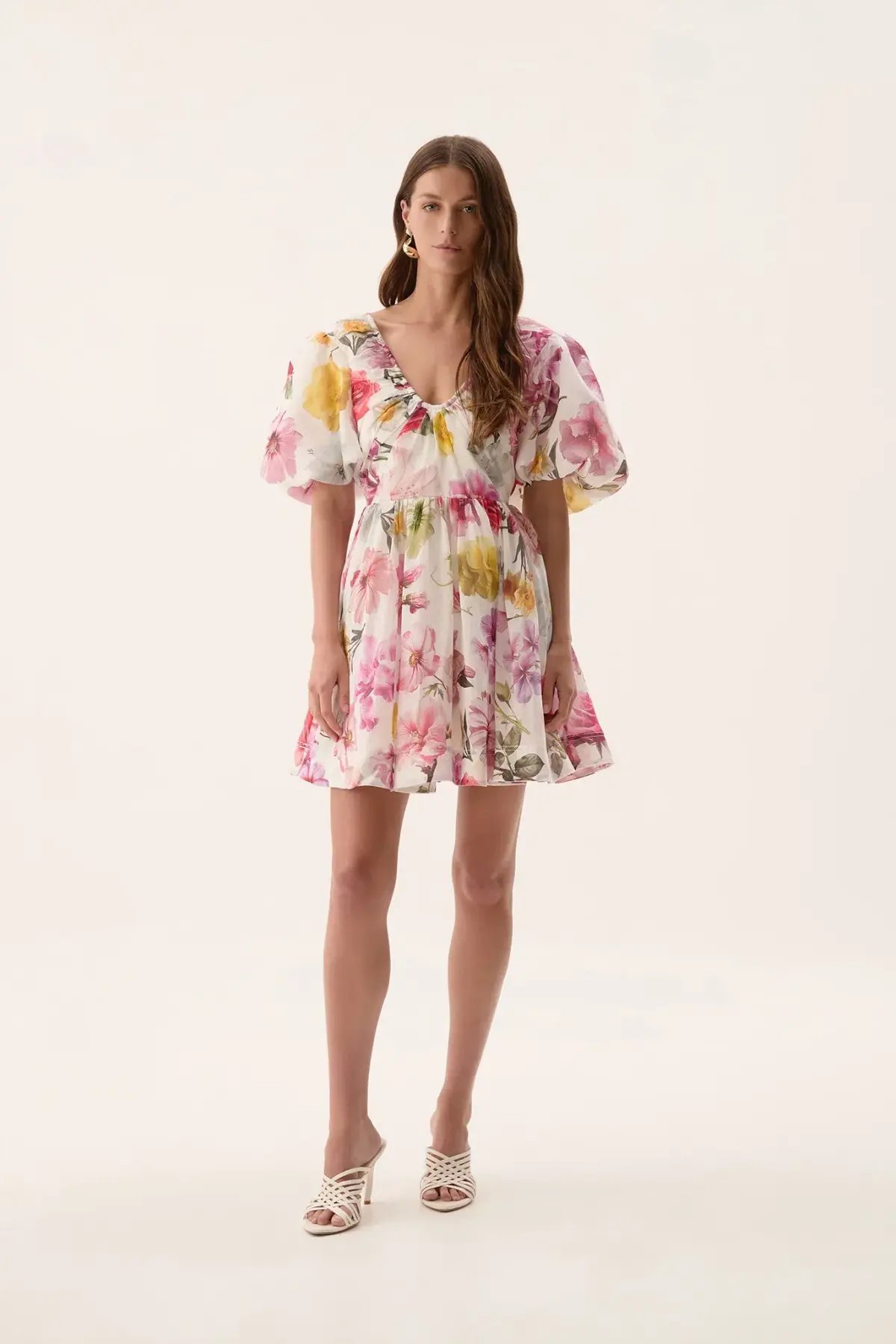 Aje Fleur Mini Dress in Collage Floral Size AU 10 photo 3
