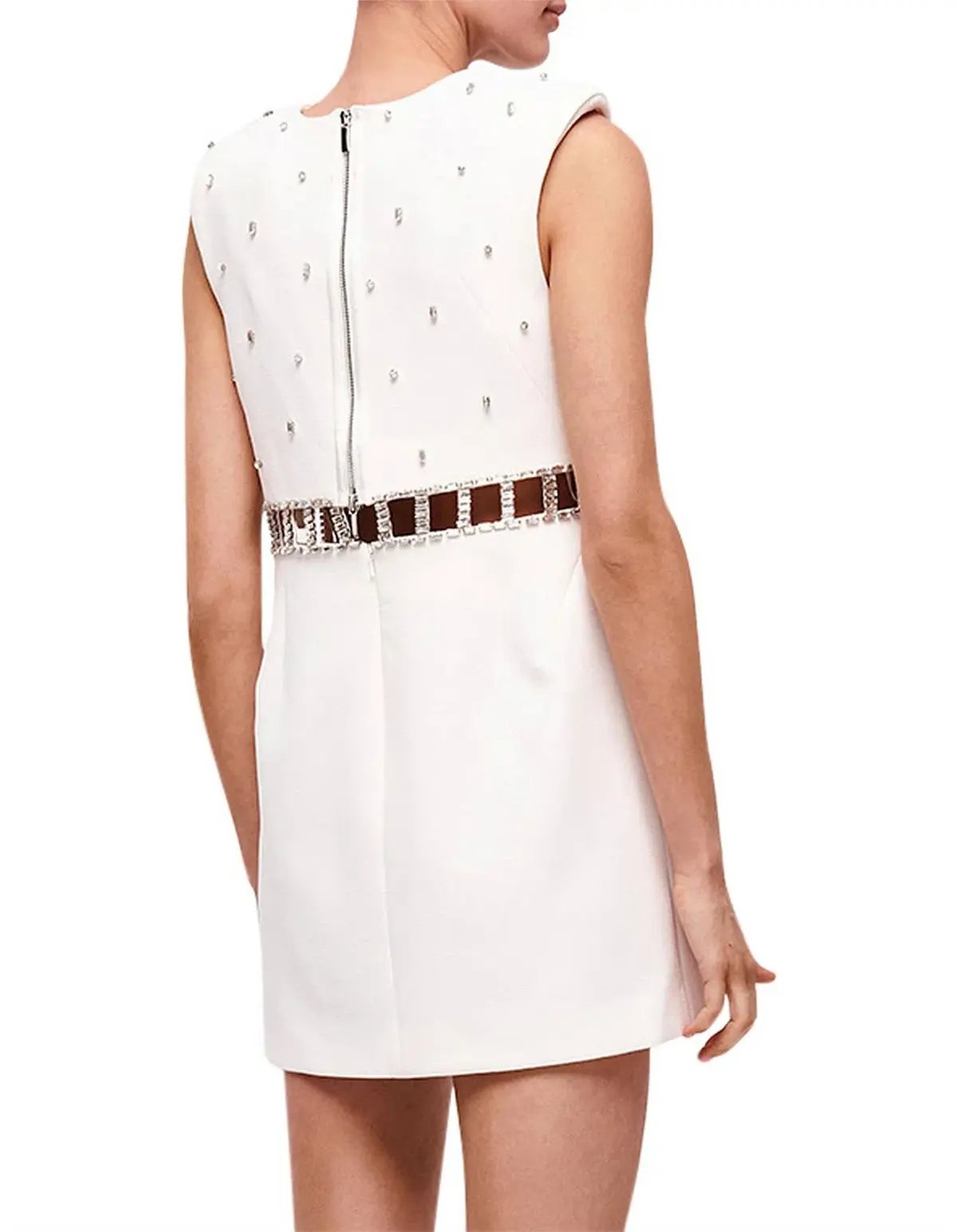 Rachel Gilbert Aliyah Mini Dress White Size 14 photo 4