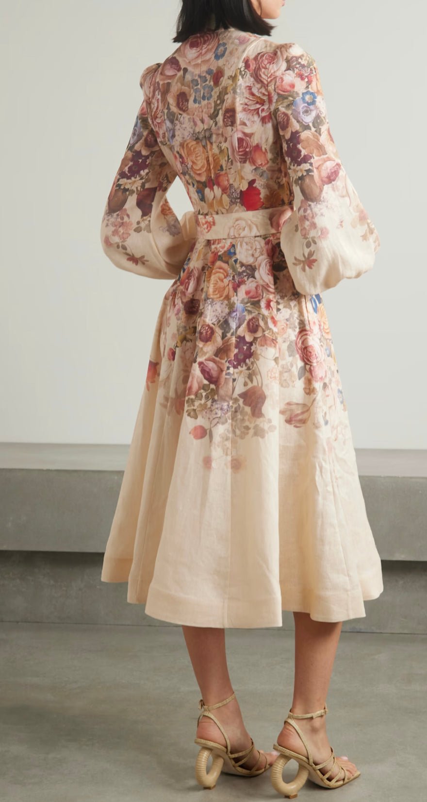Zimmermann Luminosity Buttoned Midi Dress photo 2