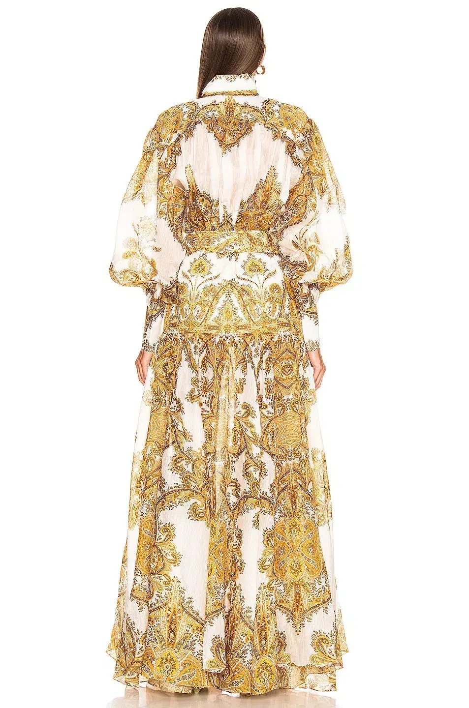 Zimmermann Zippy Billow Dress Golden Paisley Size 3 / AU 14 photo 3