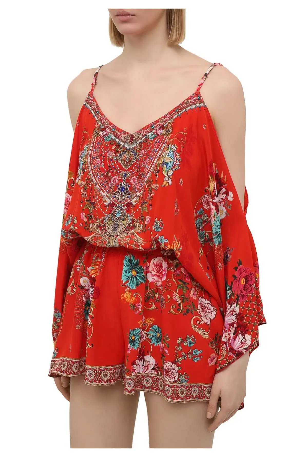 Camilla Drop Shoulder Playsuit Cameos Can Can Size S AU 10 photo 2