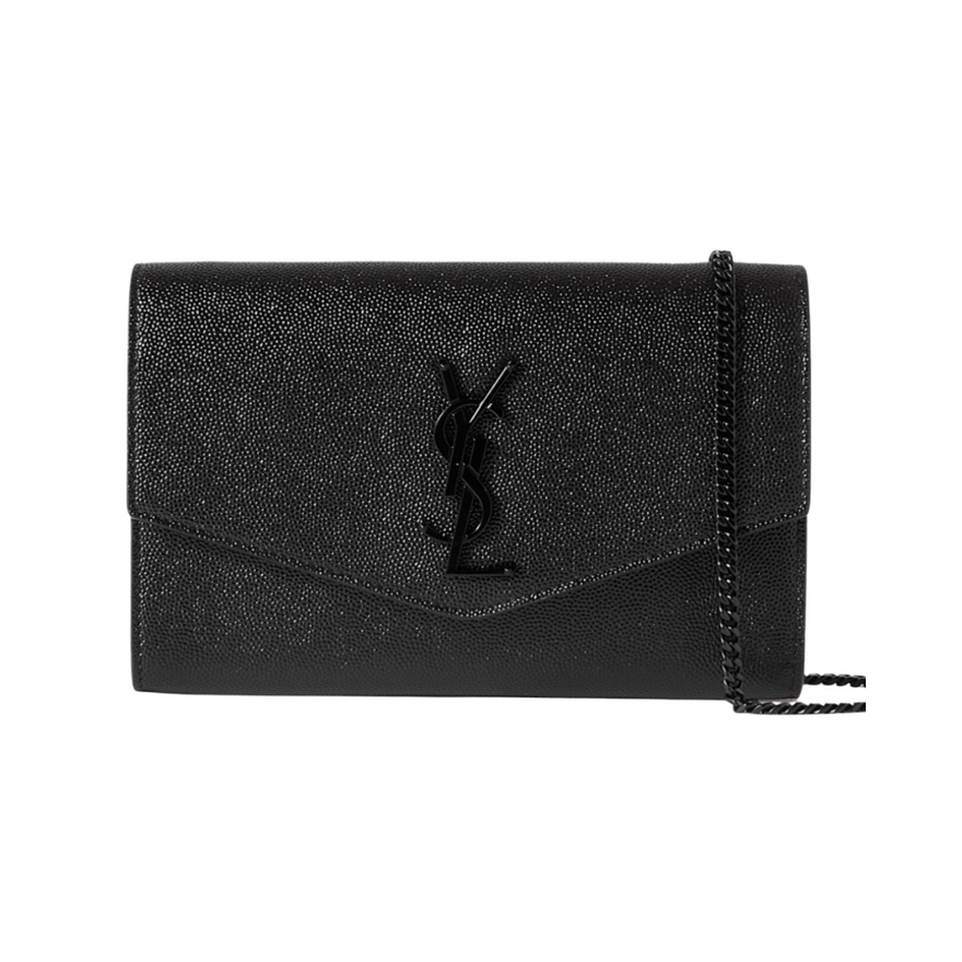 Saint Laurent Uptown Envelope Handbag Black On Black photo 2