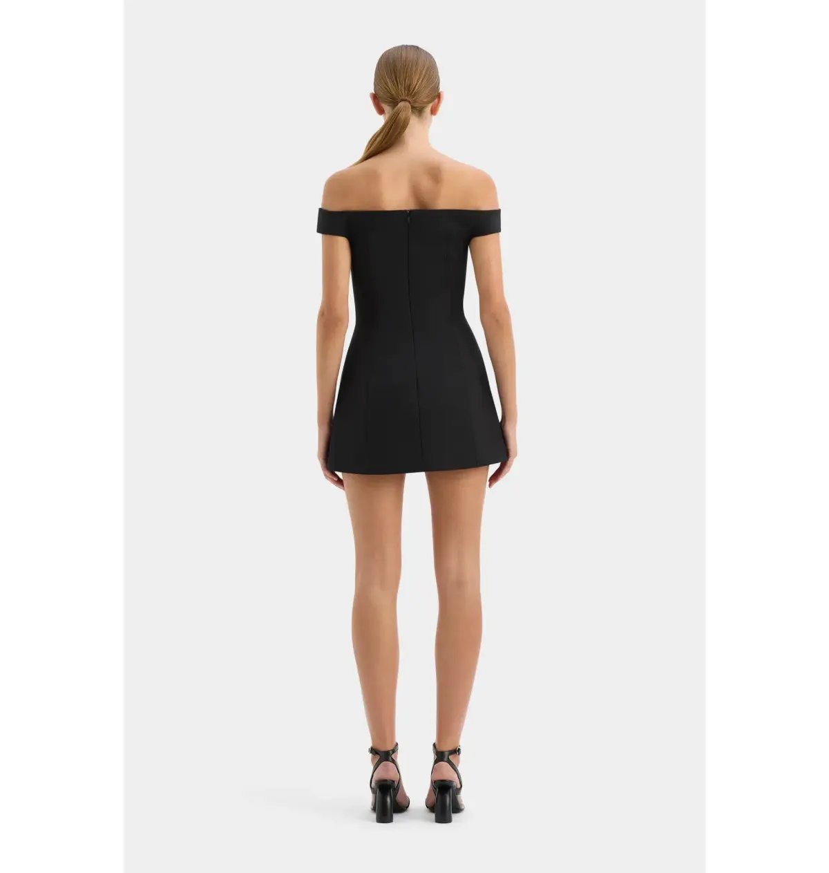 Sir the Label Sandrine Off Shoulder Mini Dress Black Size 4 / AU 14 photo 5