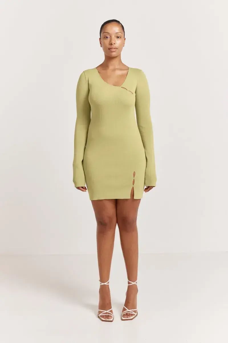 Henne Baronia Mini Dress Green Size 10 photo 5
