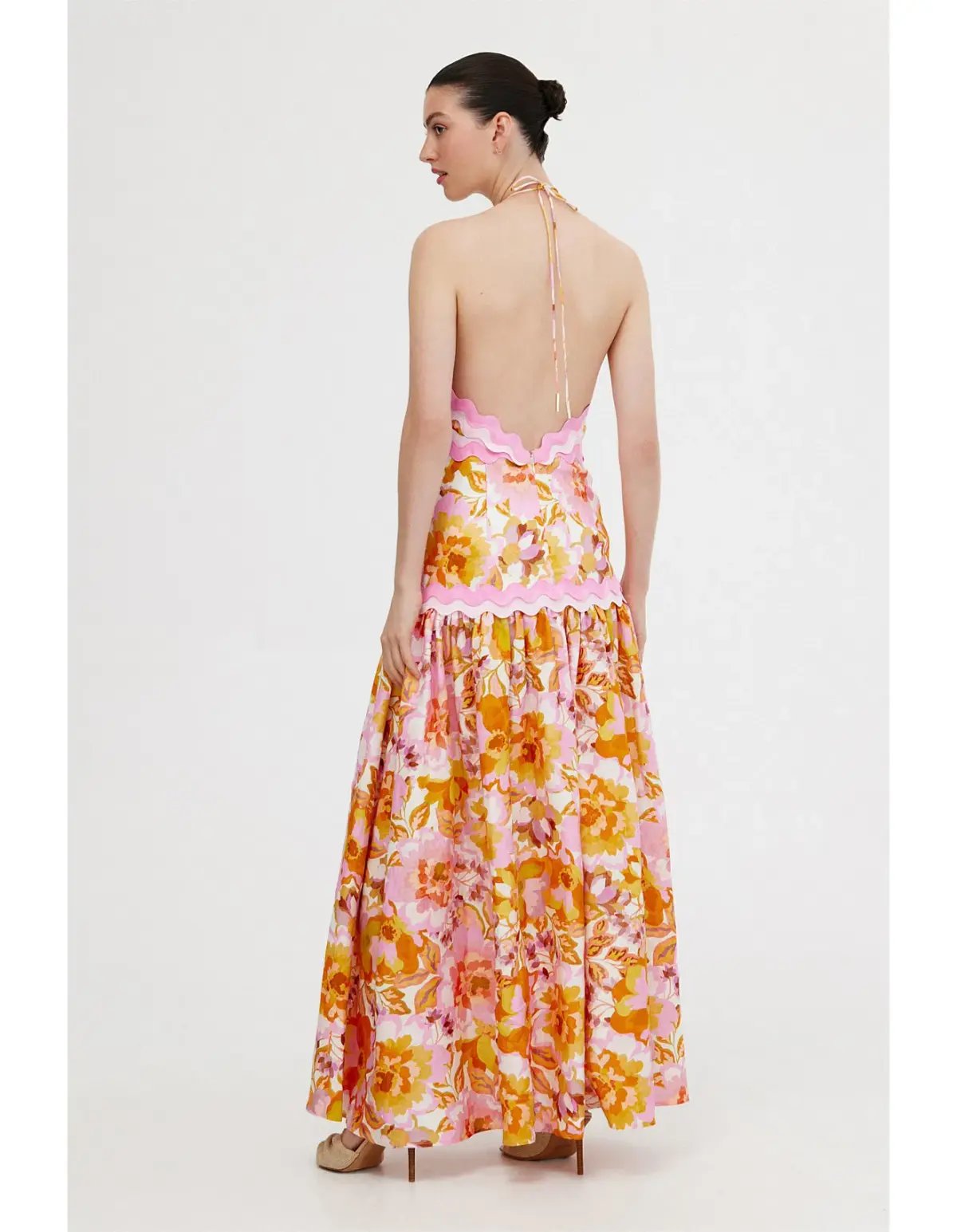 Significant Other Paiton Maxi Dress Floral Size 8 photo 2