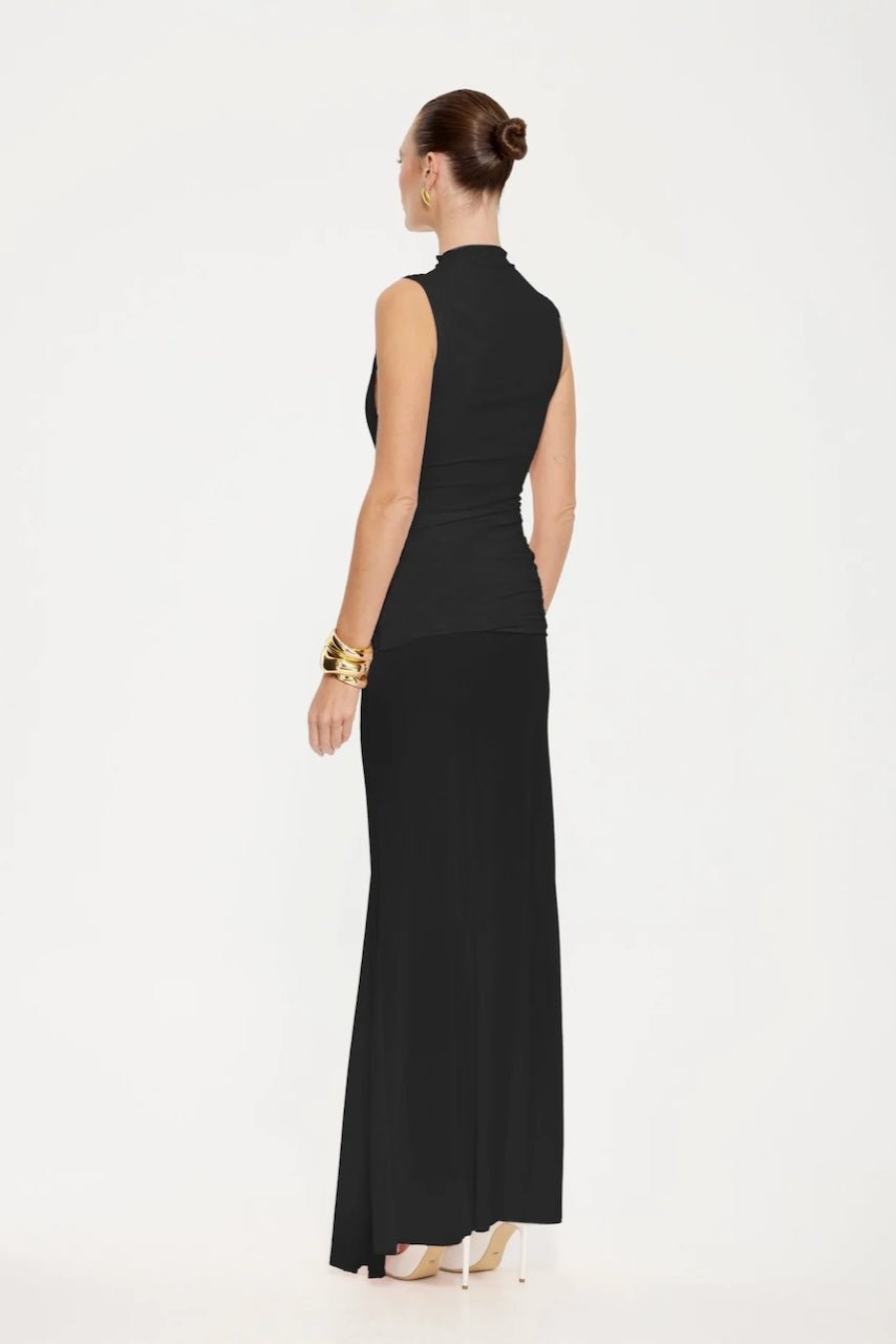 EFFIE KATS ROZA MAXI DRESS - BLACK photo 3