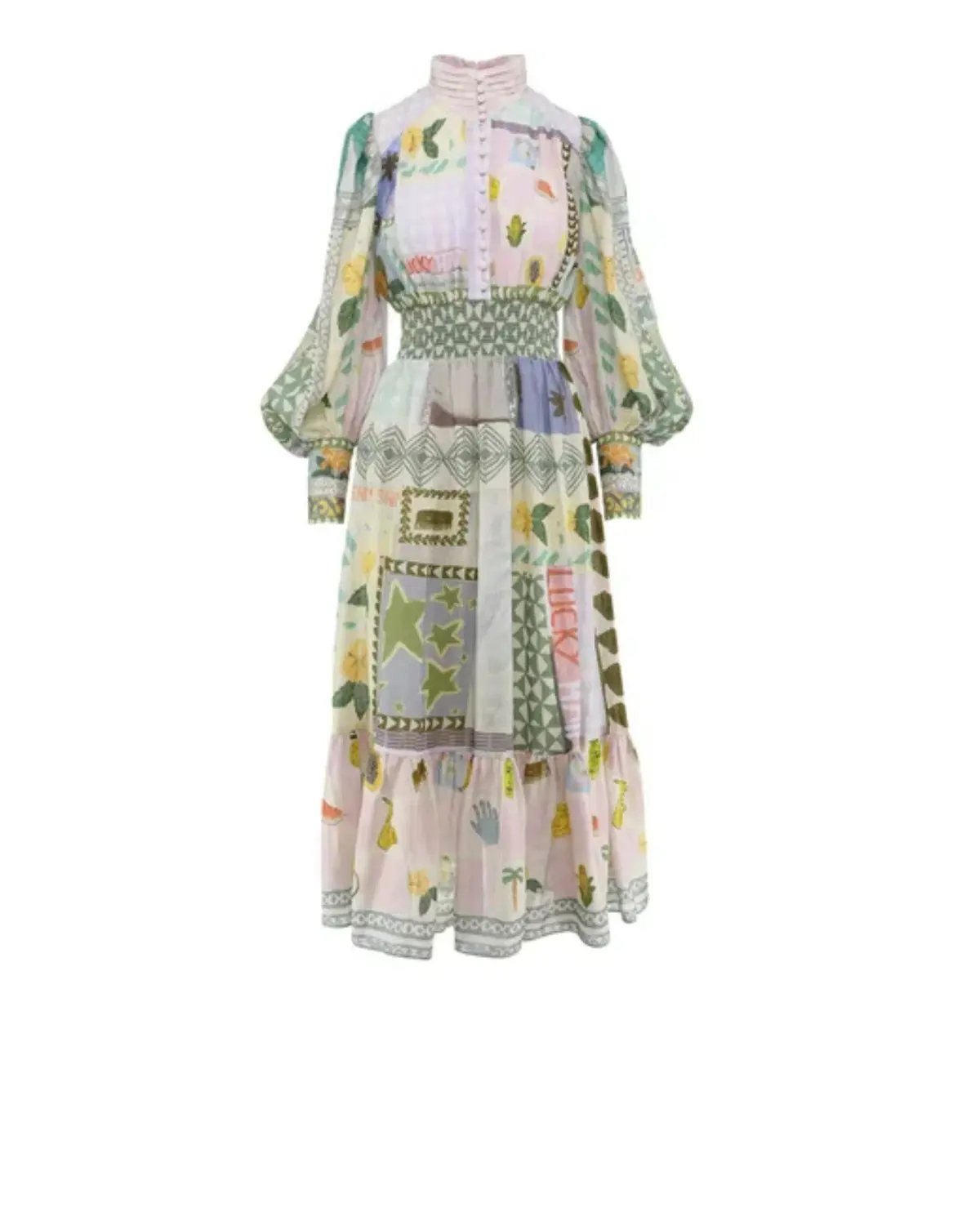 Alemais Emma Gale Shirtdress Multi Size AU 14 photo 4