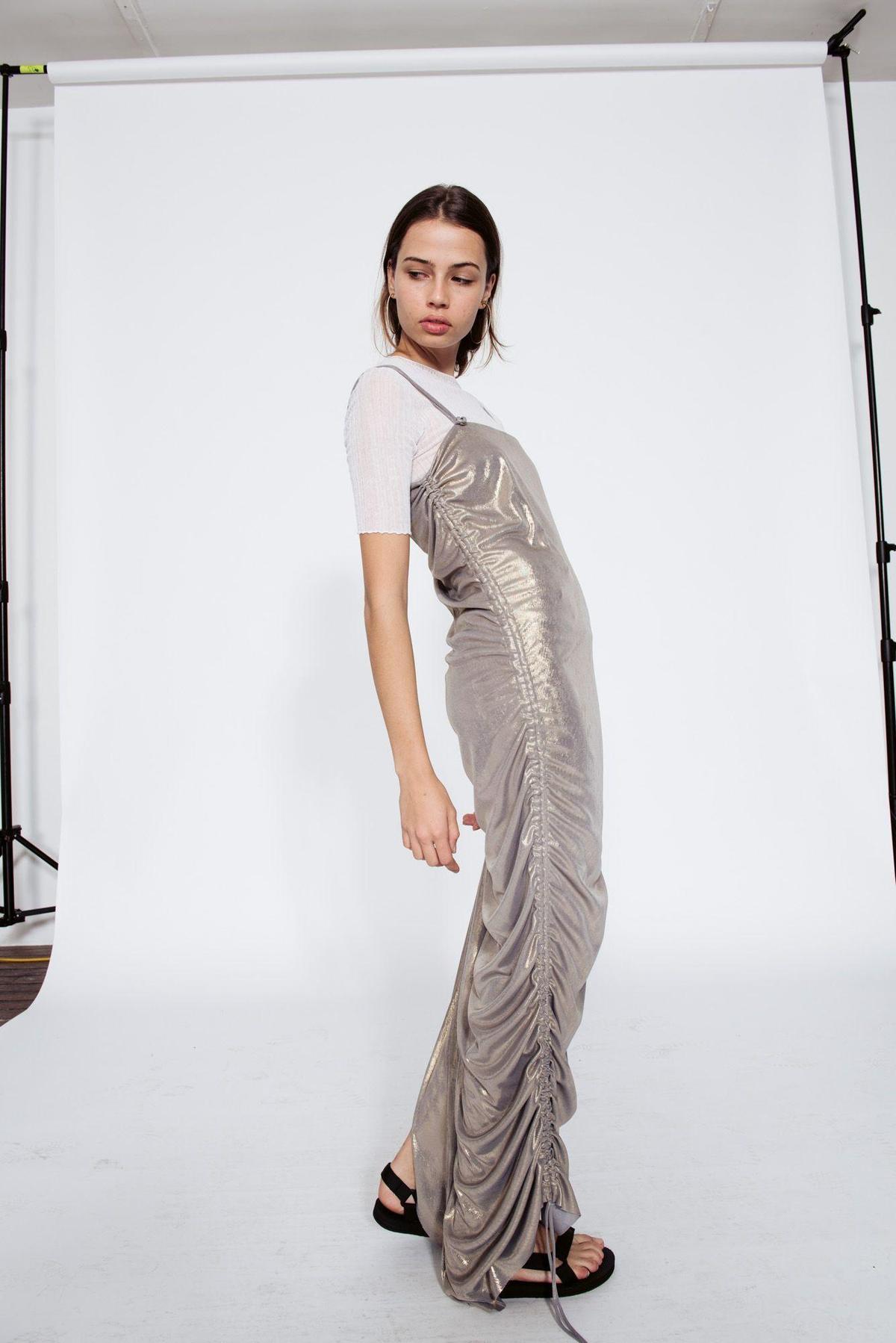 Georgia Alice Blazing Cami Dress Silver Size 8 photo 3