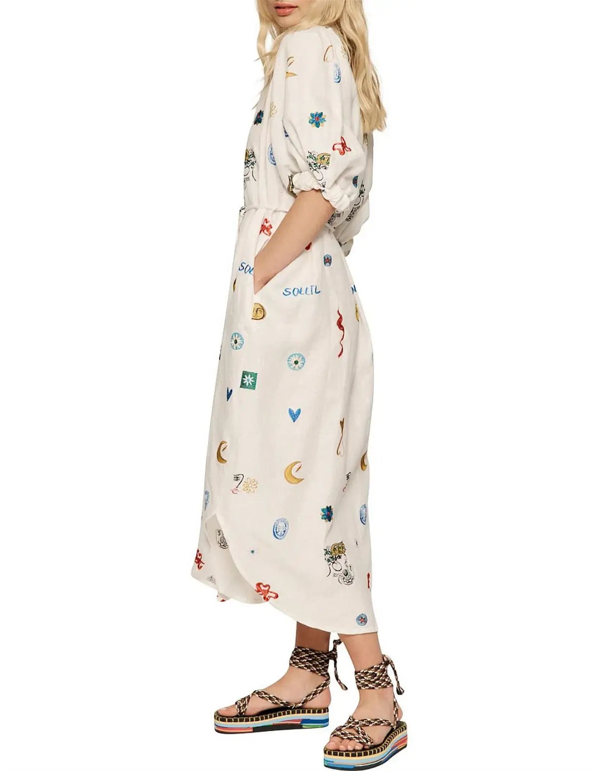 Alemais Soleil Shirtdress Multi Size AU 12 photo 2