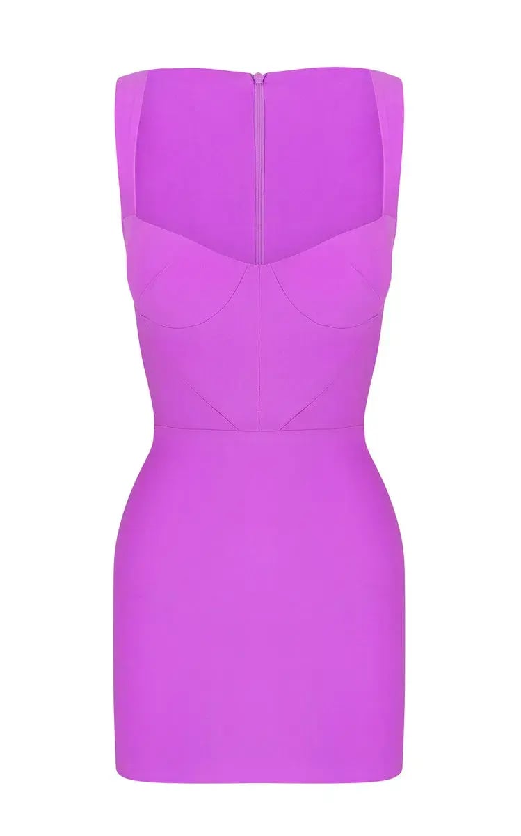 Alex Perry Halsey Orchid Dress in Purple Size AU 6 photo 6