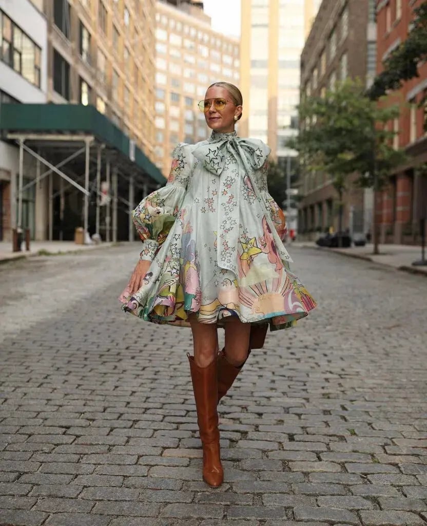 Zimmermann Concert Tie Neck Mini Dress Mint Collage Size 0 / AU 8 photo 4