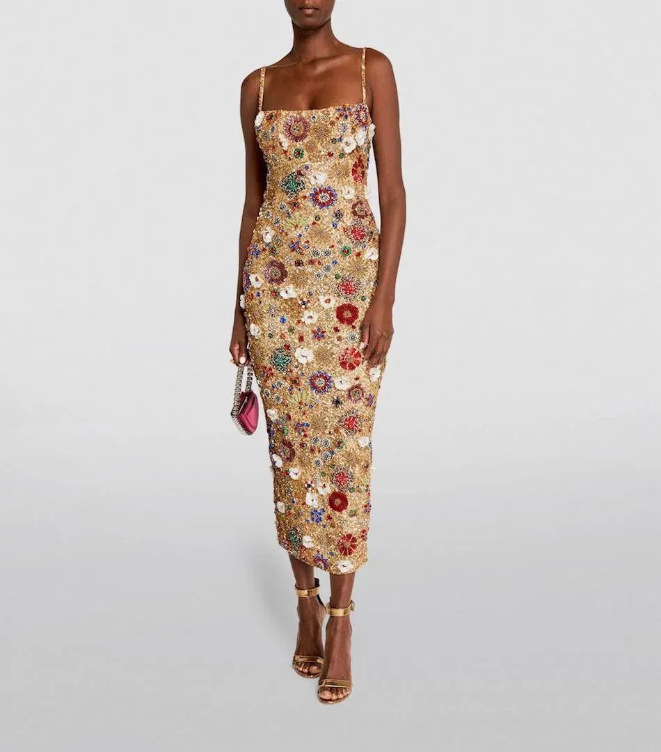 Rachel Gilbert Francesca Gown Dress Gold Size 0 / AU 6 photo 4