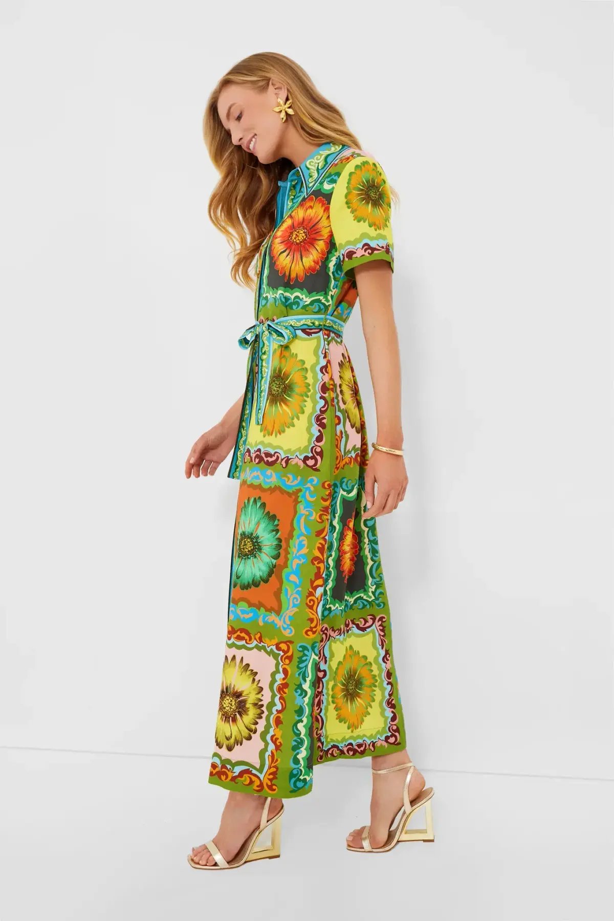 Alemais Disco Daisy Shirtdress Multi Size 8 photo 3