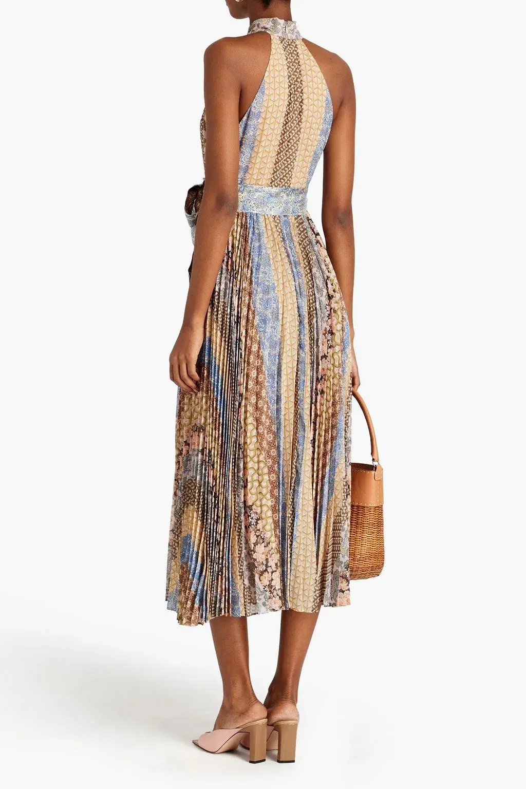 Zimmermann The Zimmerman Sunray Picnic Dress in Tiled Stripe  Size 3/AU 14 photo 2