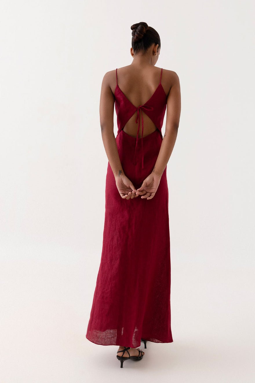 Summer Away Caprera Dress - Sangria photo 3