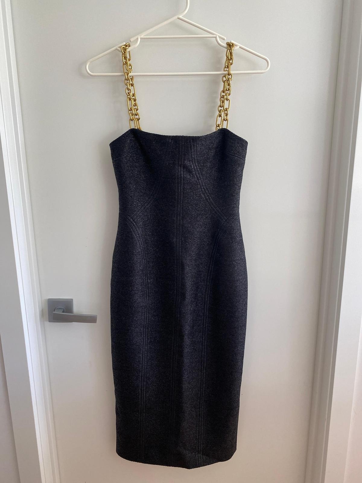 Manning Cartell Neo Midi Dress Black Size 8 photo 5