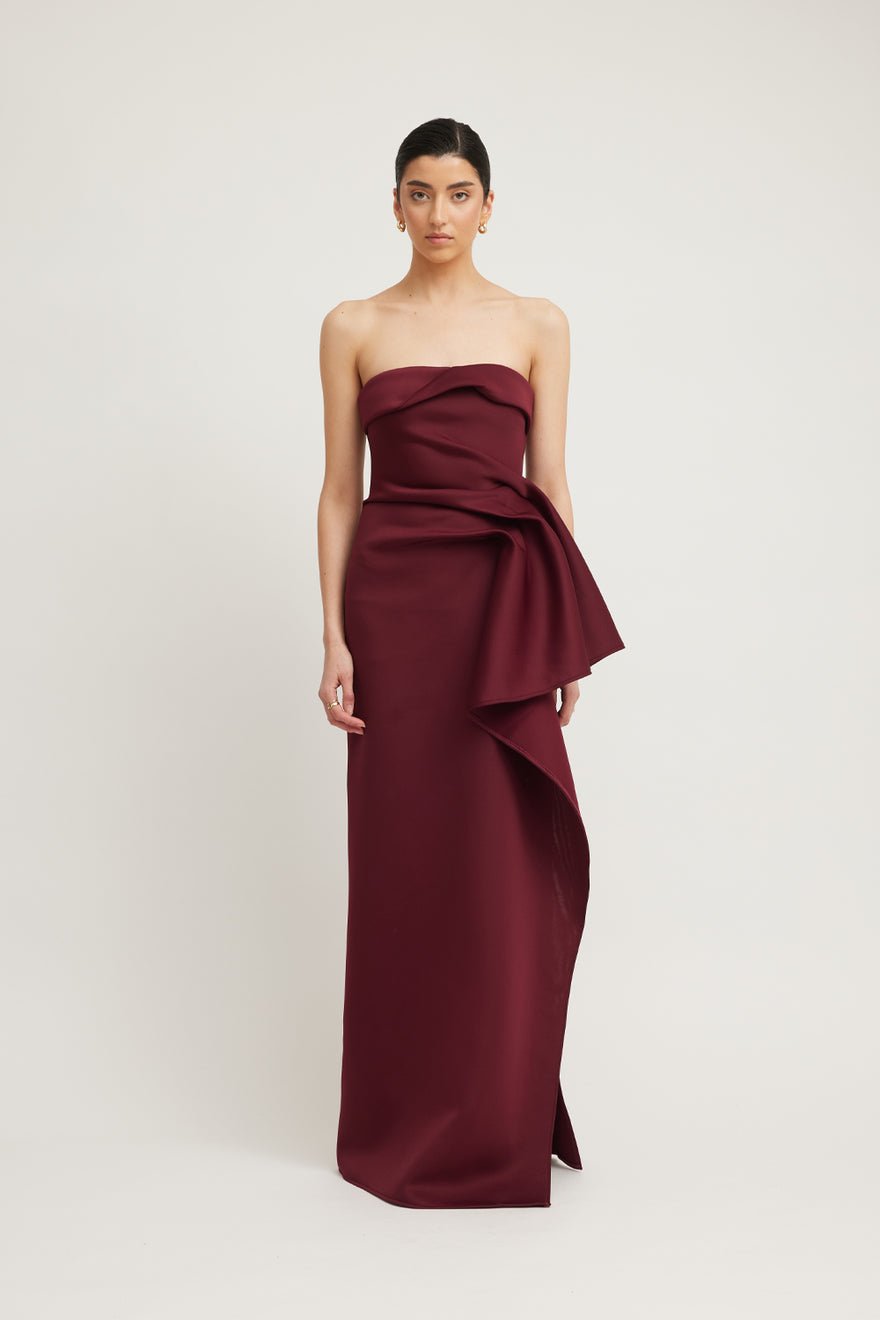 Tojha November Dress- Merlot photo 4