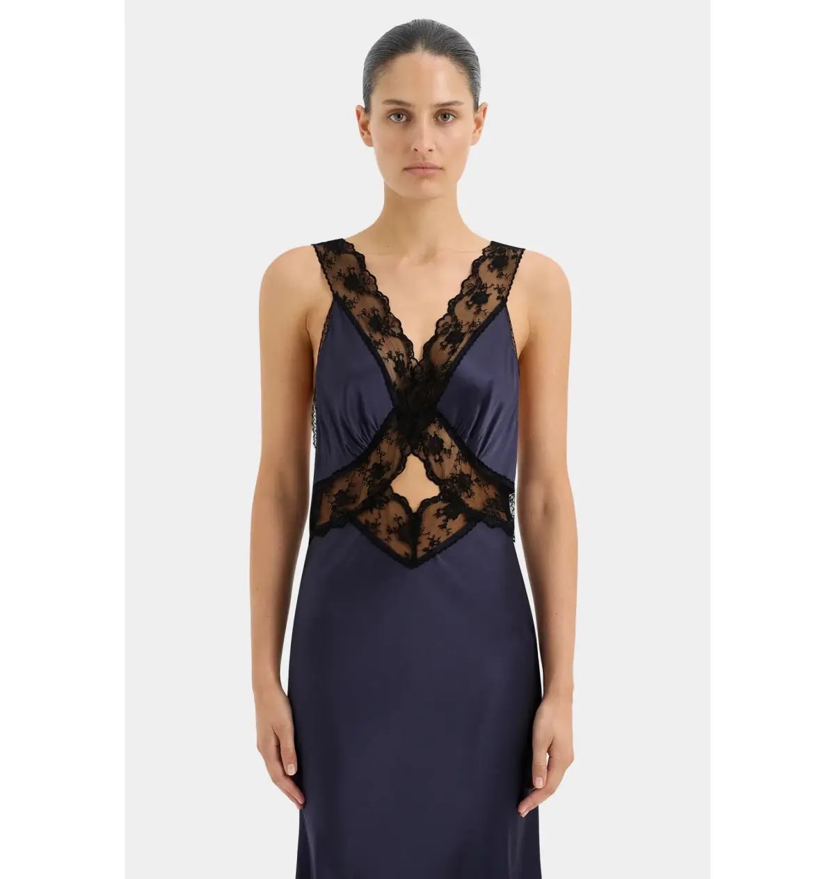 Sir The Label Aries Cut Out Gown in Navy Size 0 / AU 8 photo 2