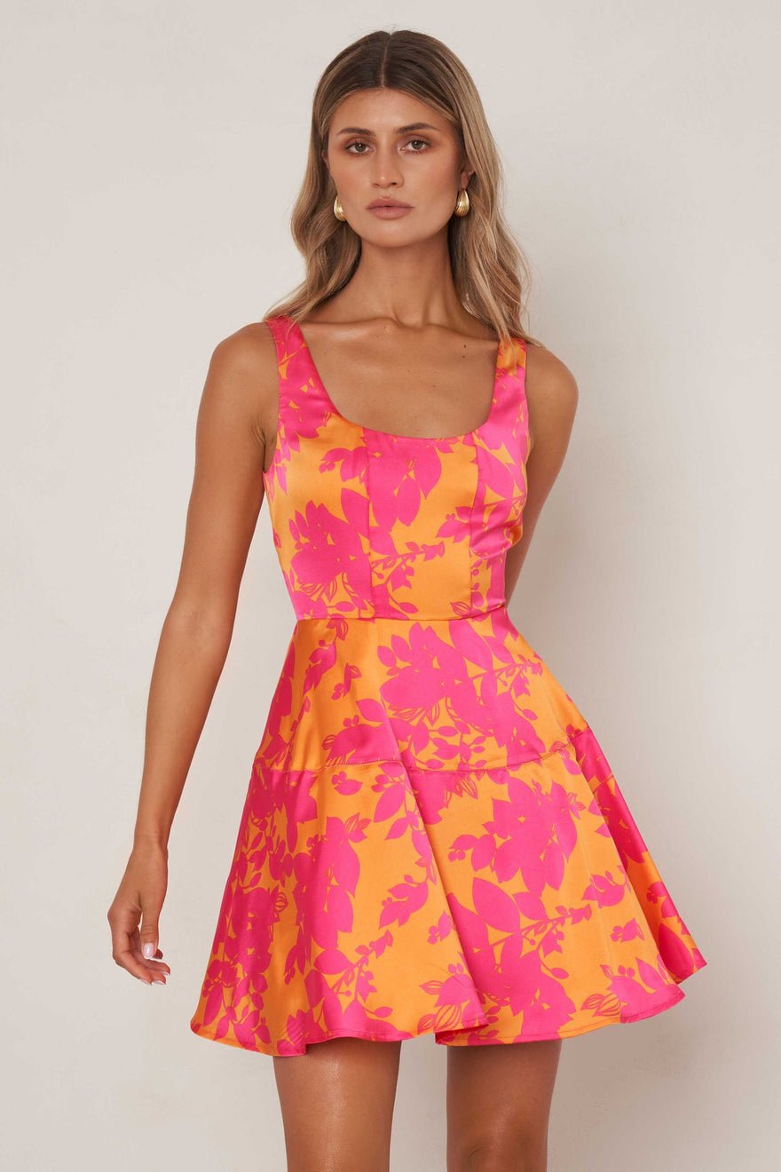 Elle Zeitoune Melody Mini Dress - Print photo 3