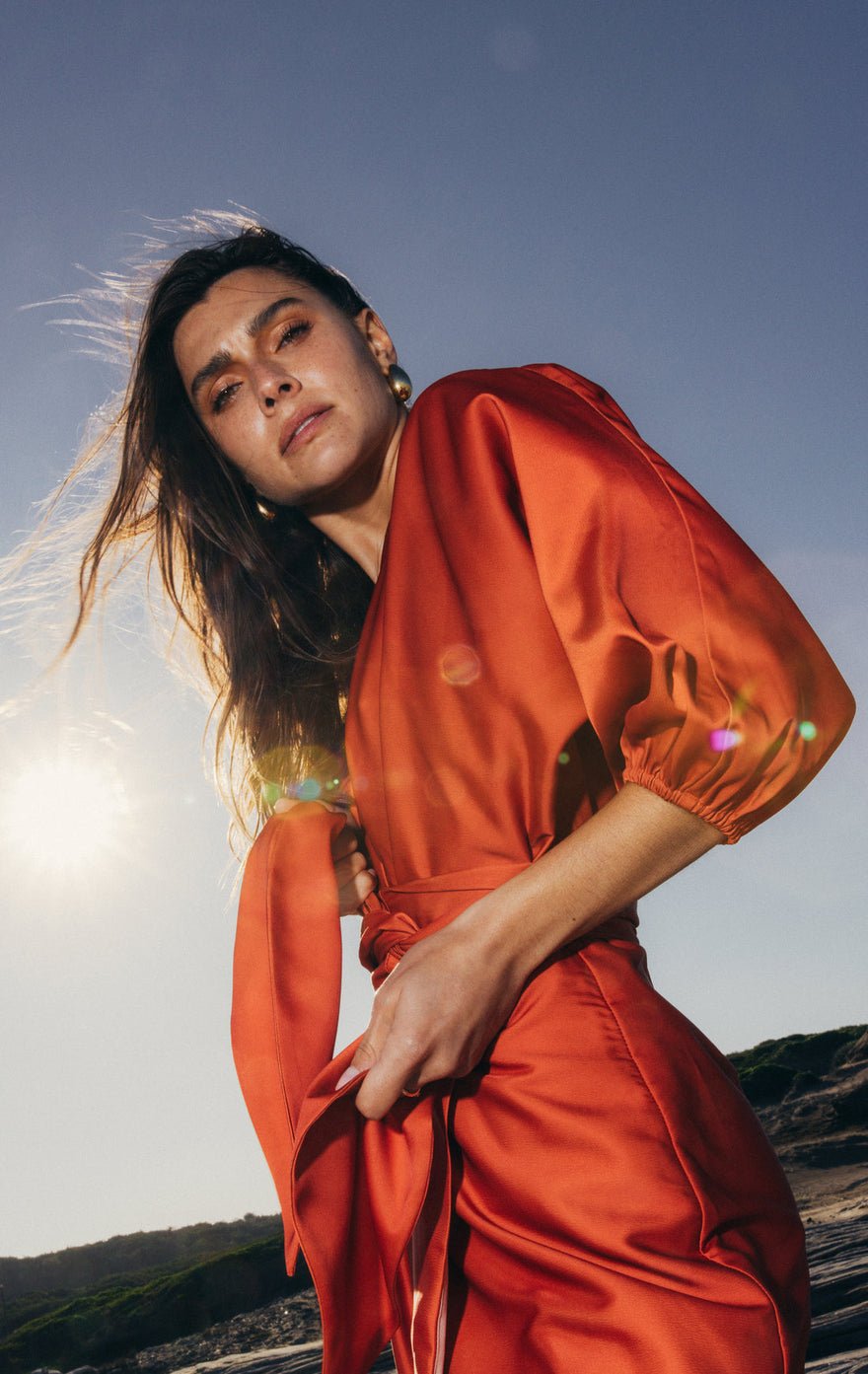 Pasduchas Sundowner Wrap Midi Dress photo 2