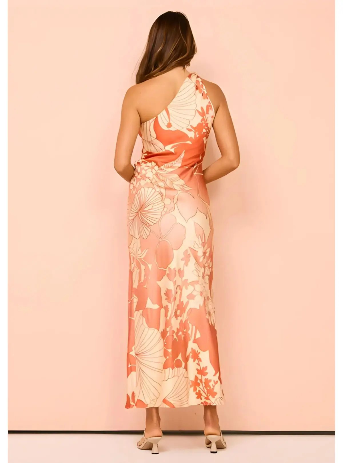 Sir the Label Como Asymmetric Midi Dress Paradiso Print Size AU 6 photo 3