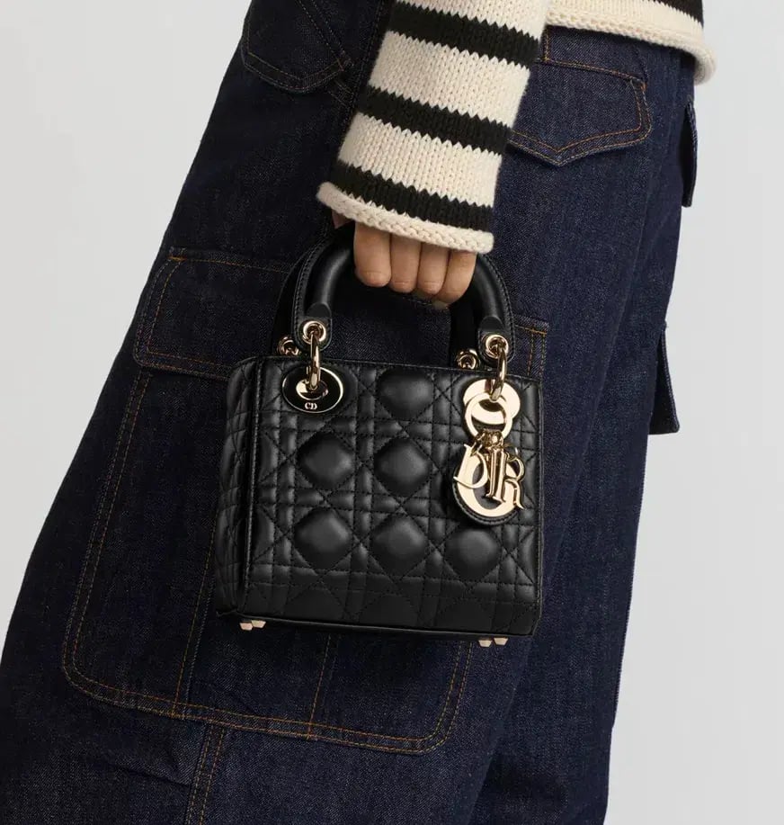 Mini Lady Dior Black Bag photo 4