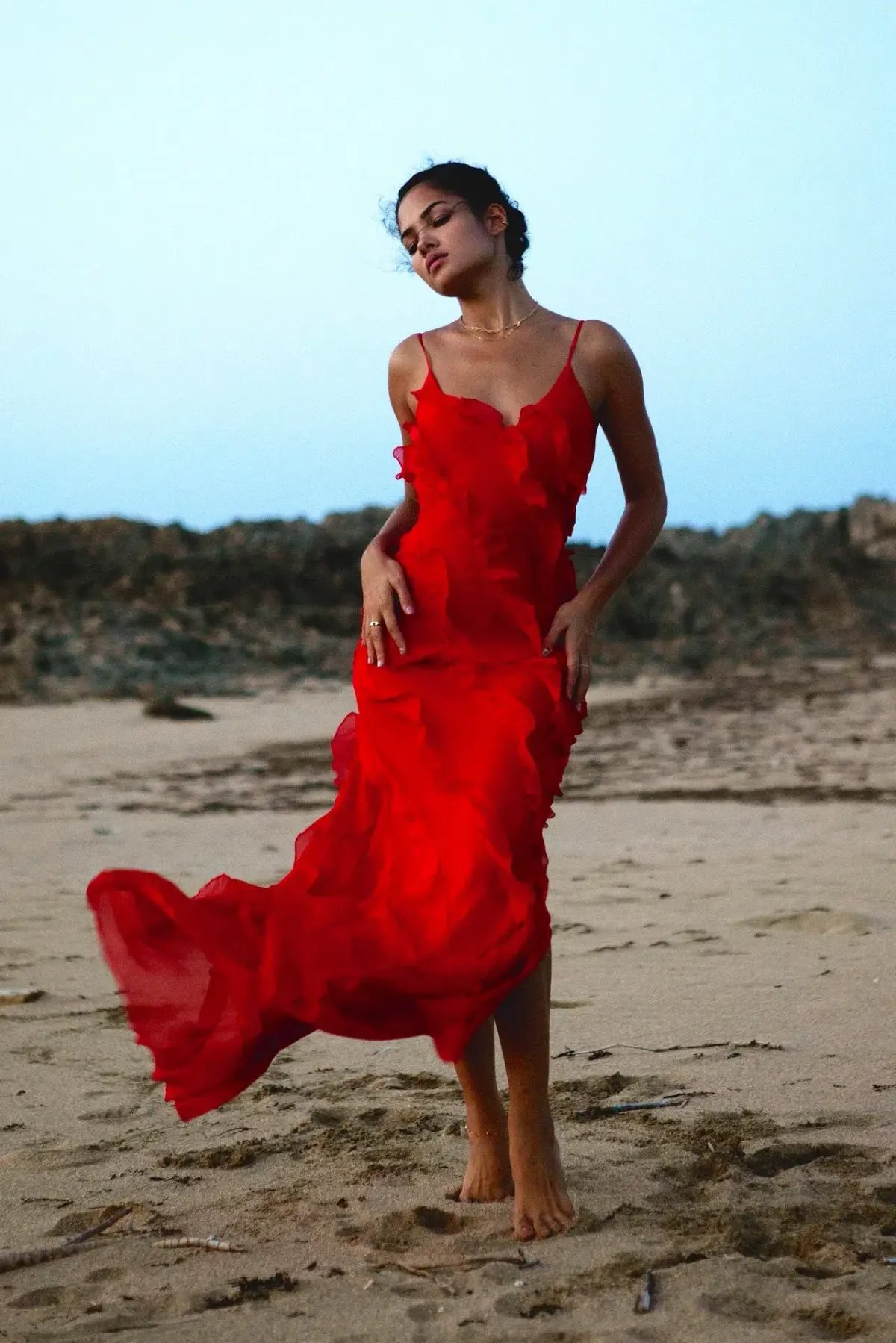 Rat & Boa Cecelia Maxi Dress Red Size M / AU 8 - 10 photo 3