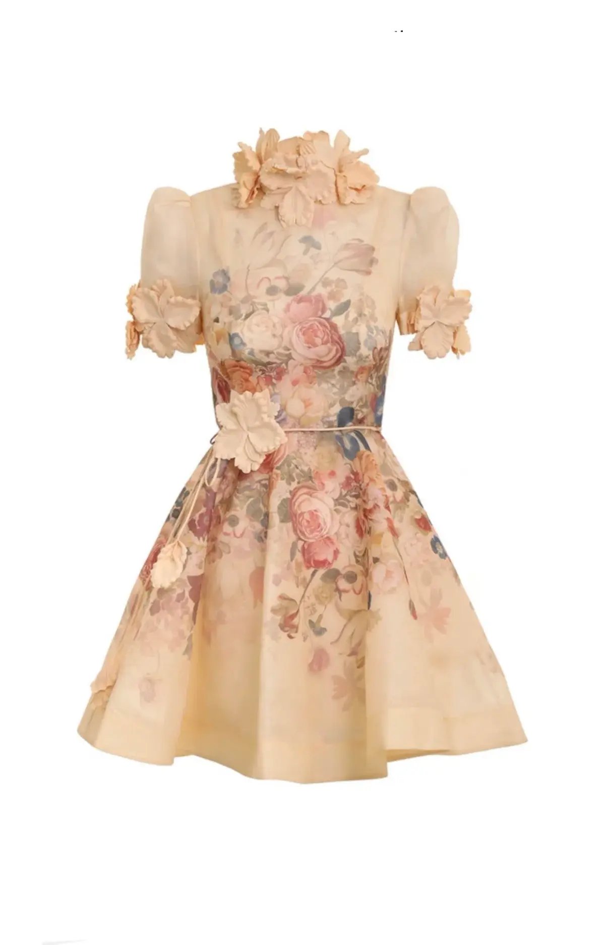 Zimmermann Luminosity Liftoff Mini Dress Print Size 2/ AU 12 photo 4