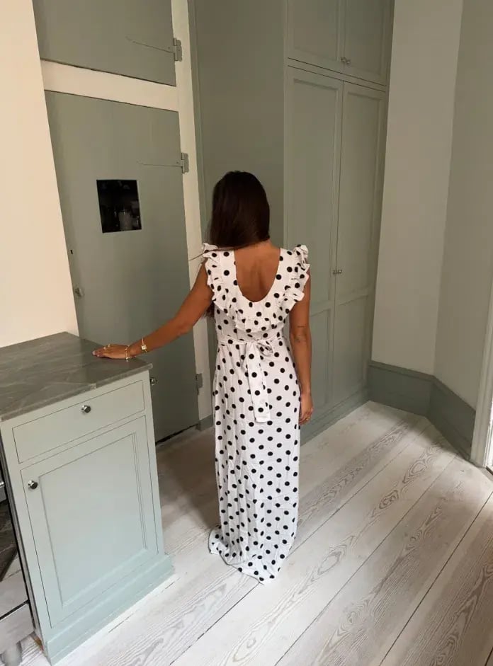 Design by Si Luna Maxi Dress Black/White Size XS / AU 6 photo 4