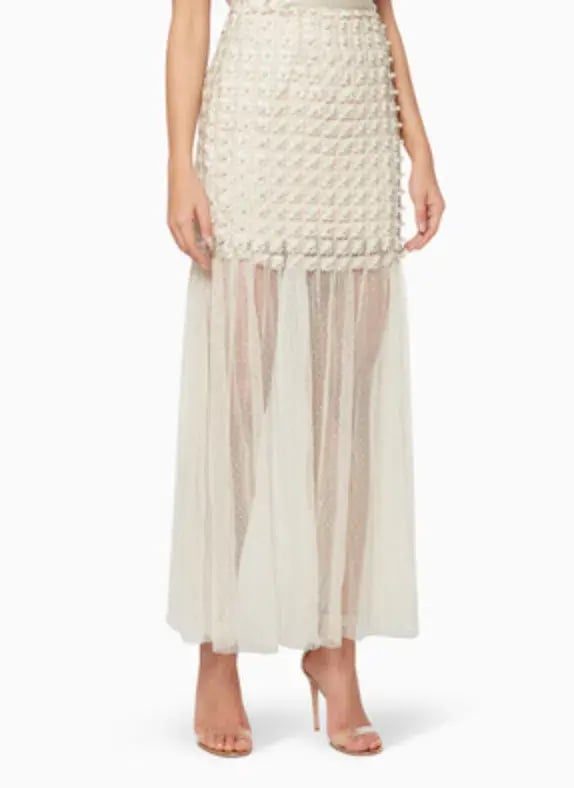 Elliatt Marilyn Skirt in Champagne Size 12 photo 2