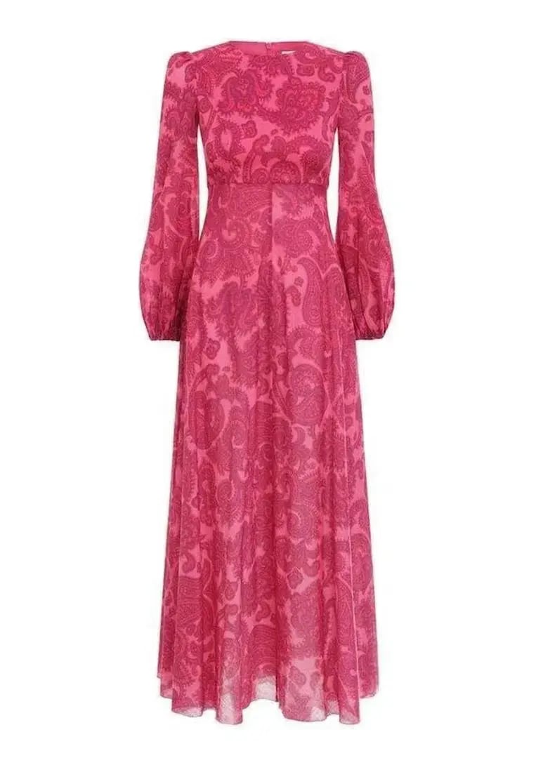 Zimmermann Edie High Neck Dress Print Size 3 / Au 14 photo 6