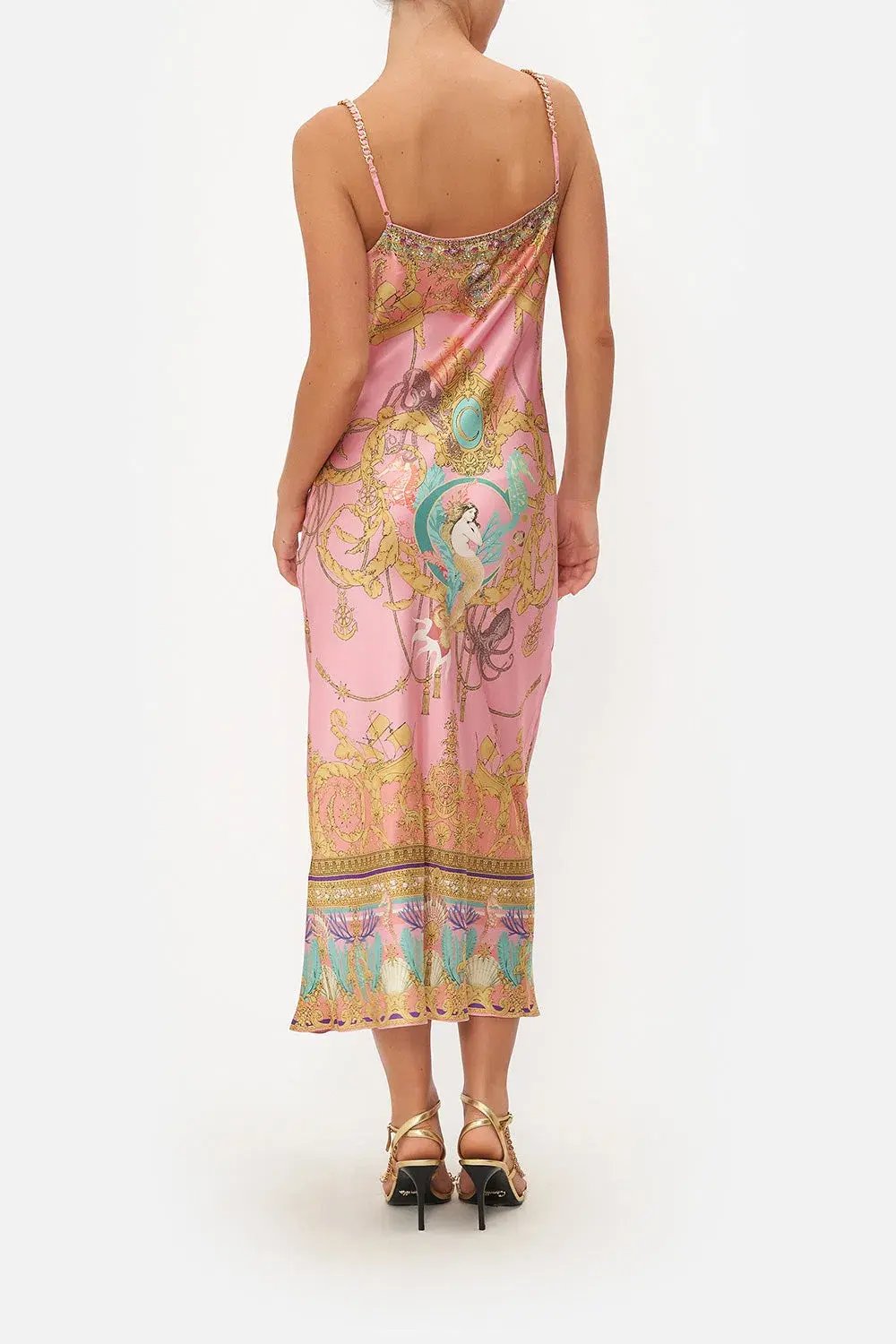 Camilla Mermaid Hotel Slip Dress Print Size XL/Au 16 photo 4
