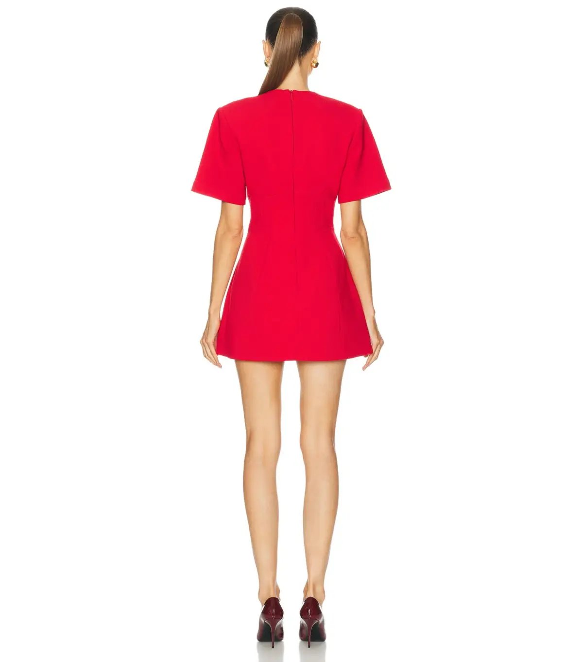 Rachel Gilbert Dover Mini Dress Red Size 1 / AU 8 photo 3