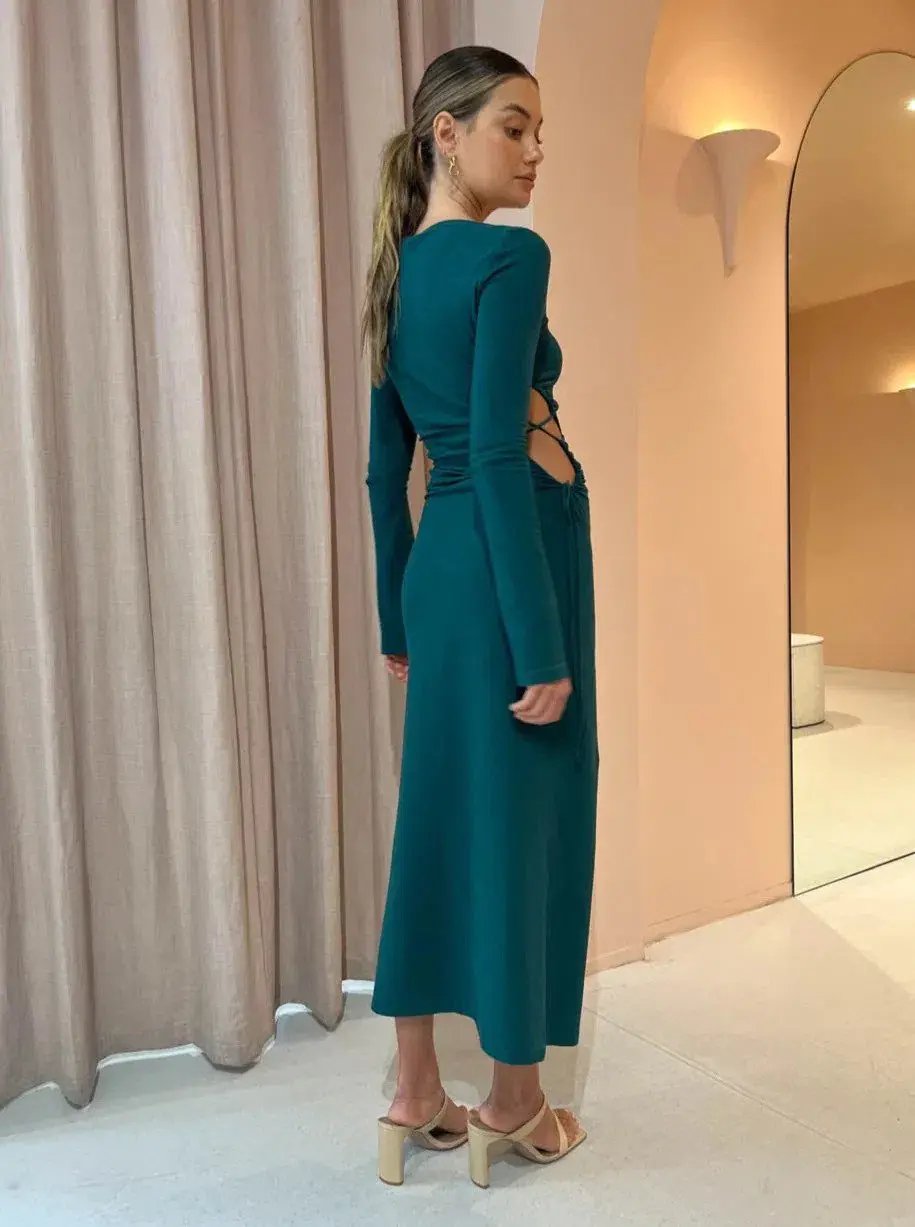 Camilla and Marc Alexandre Midi Dress Green Size 10 / M photo 3
