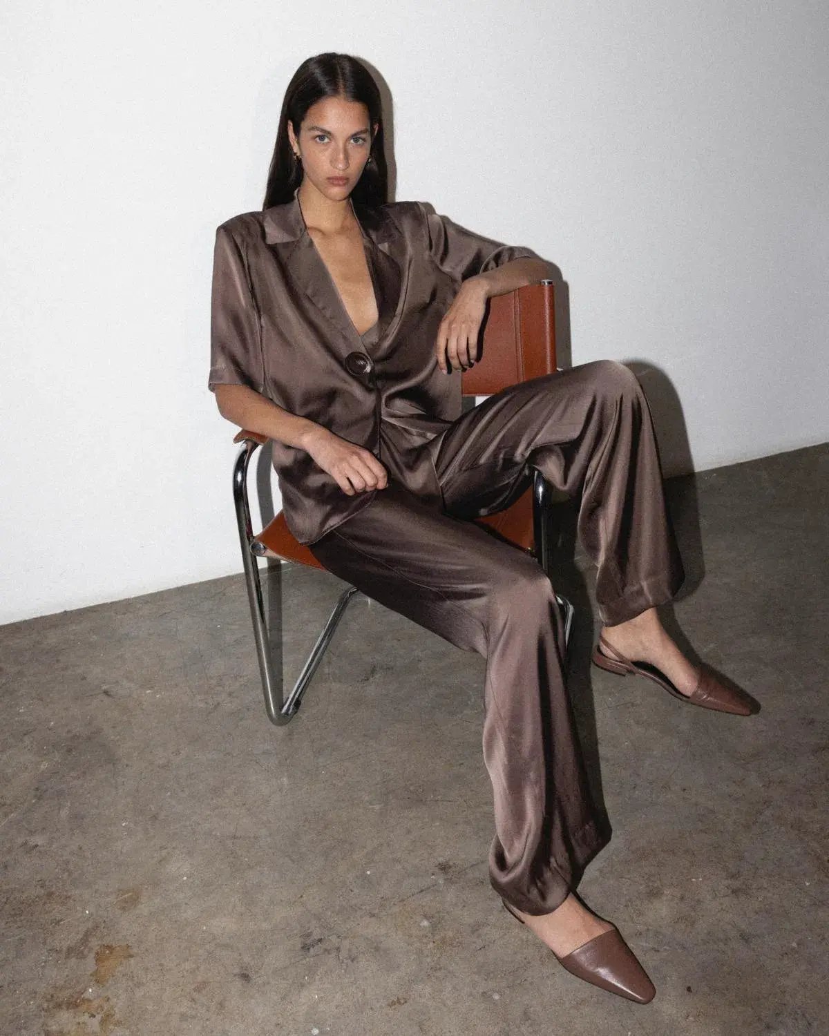 Viktoria and Woods Chorus Shirt & Pilot Pants Brown Size AU 6 photo 2