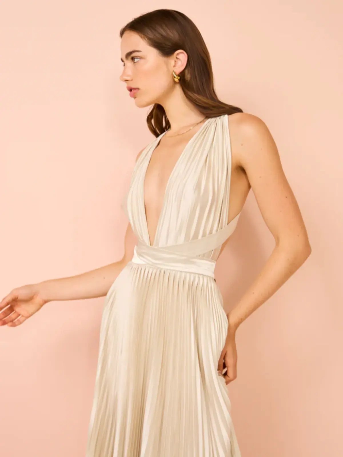 L'Idee Moderniste Gown Champagne Size AU 6 photo 8
