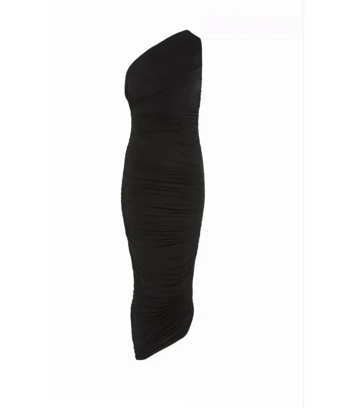 Gauge81 Ira One Shoulder Draped Jersey Dress Black Size AU 6 photo 5