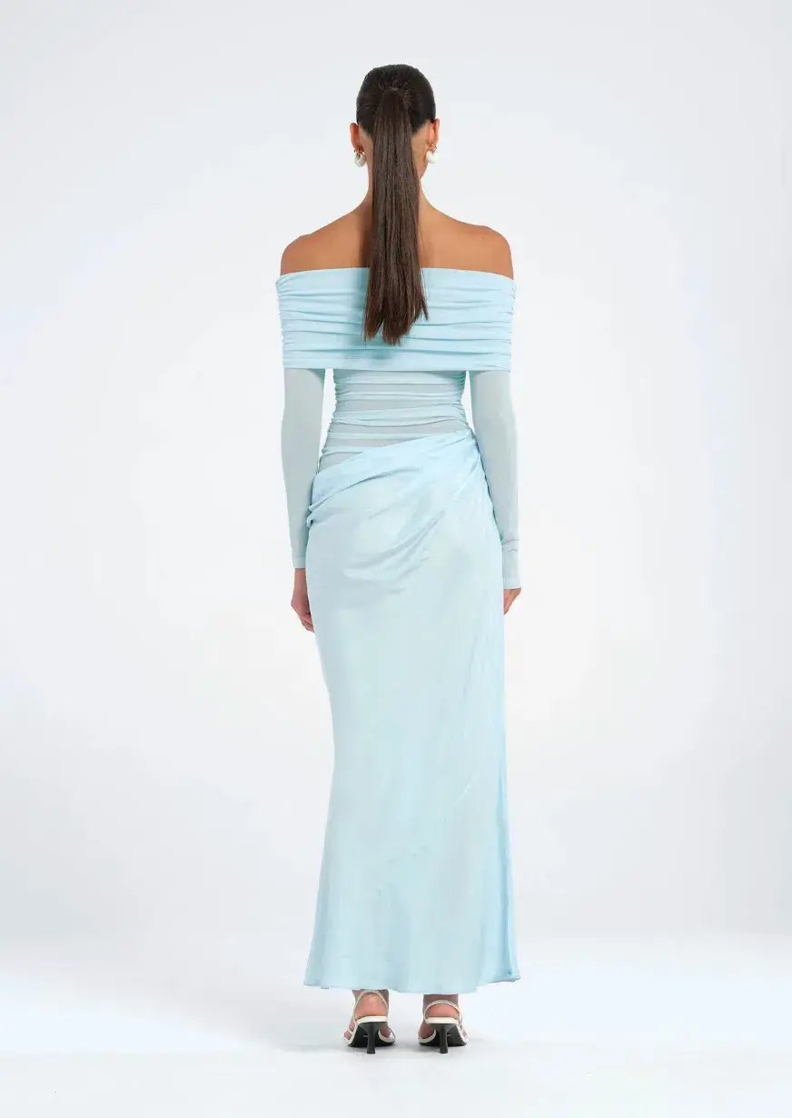 Yasmin Off-Shoulder Maxi Dress size 8 photo 3