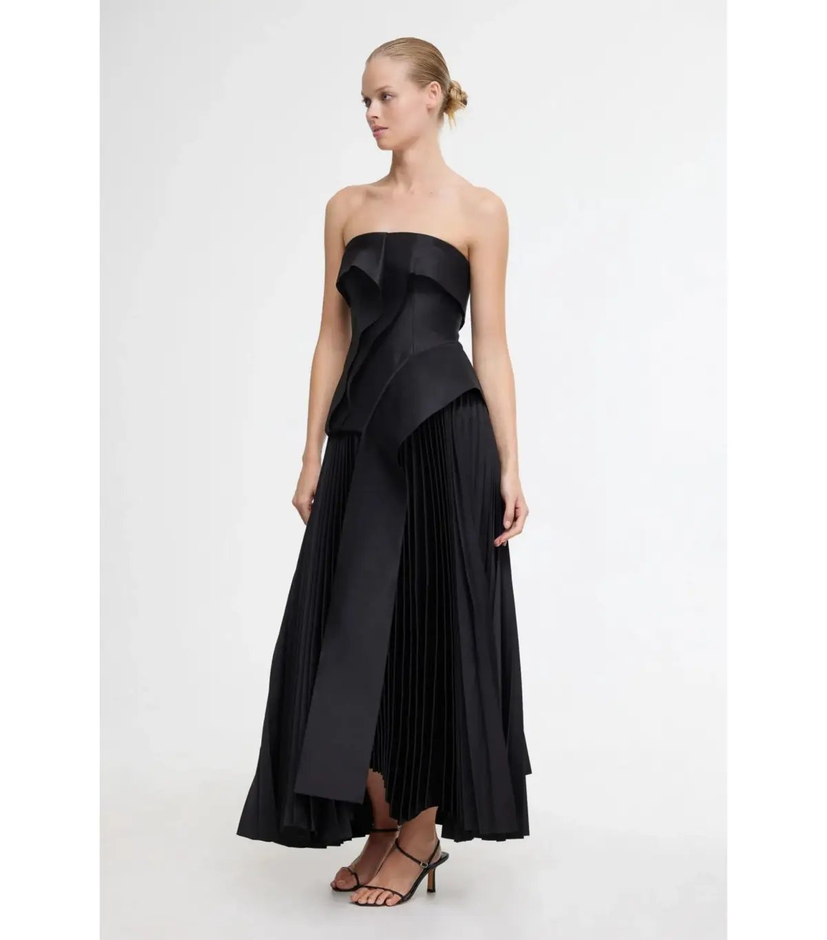 Acler Hammil Midi Dress in Black Size AU 10 photo 2